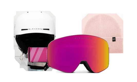Aura | Pink Twice - Chip MIPS White - Blush Beanie