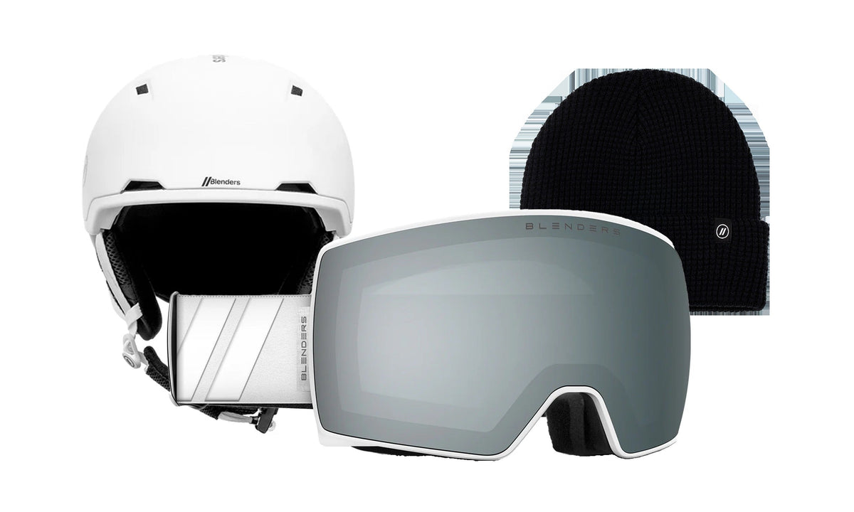 Nebula | White Mist - Dome MIPS White - Black Beanie